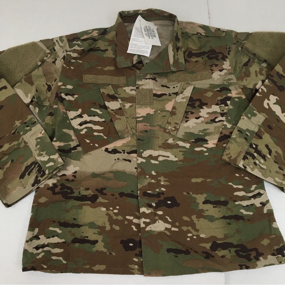 USA military camouflage jacket. Insect repellent. Size large. New with tags.